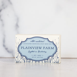 Plainview Farm Activated Charcoal Skin Care Line - Kentucky Soaps & Such