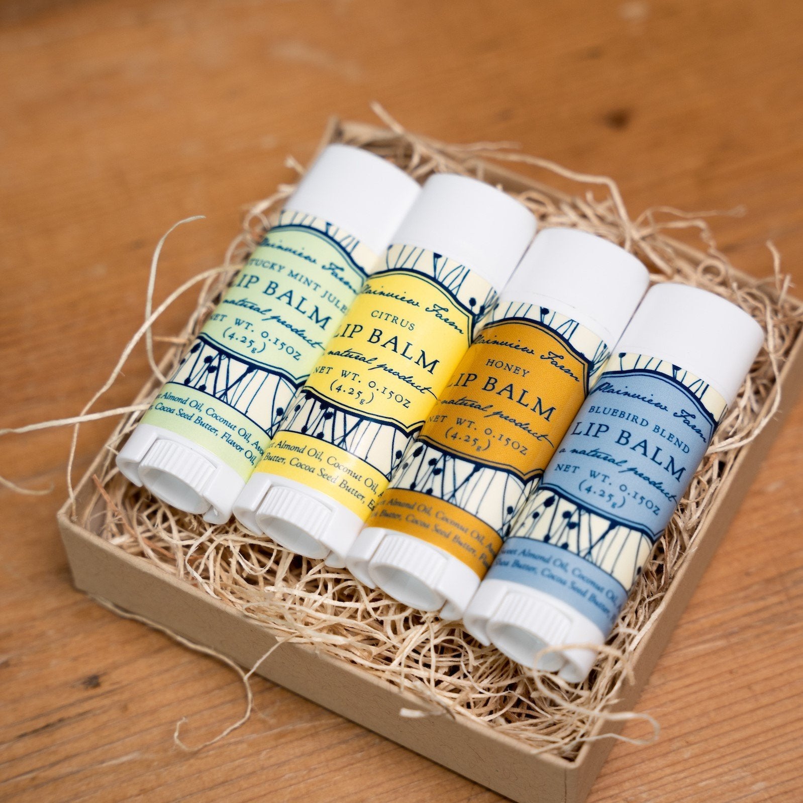 Plainview Farm Lip Balm 4-Pack - Kentucky Soaps & Such